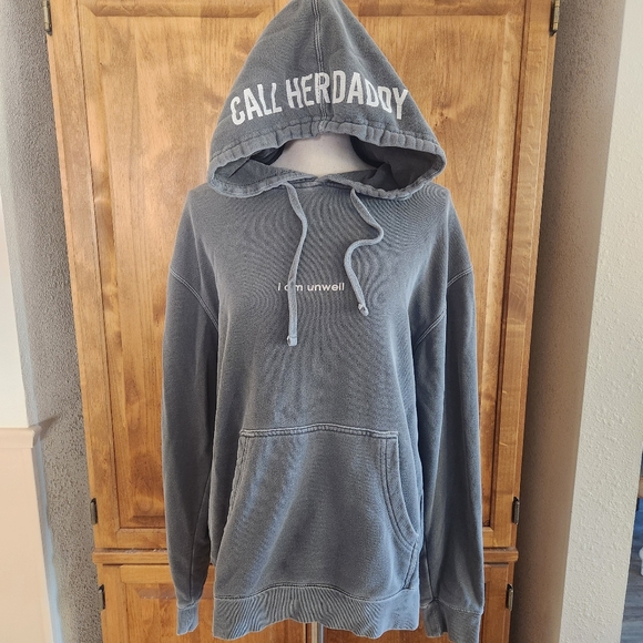 Barstool Tops - Call Her Daddy I Am Unwell Hoodie | M